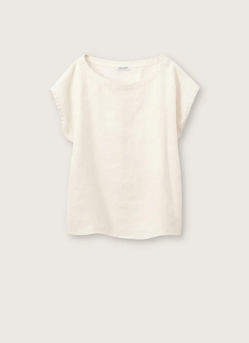 Cap Sleeve Linen Top - Image 4