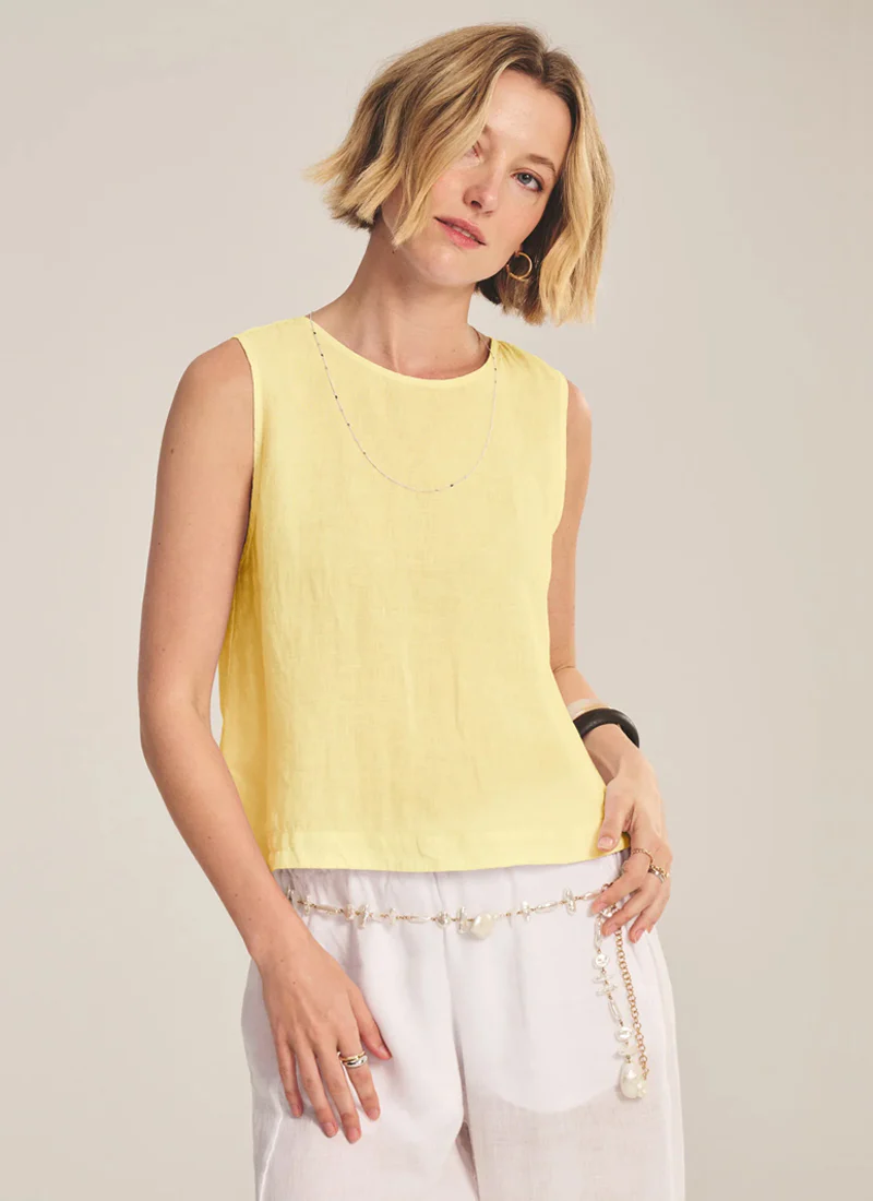 Maxine Woven Linen Top