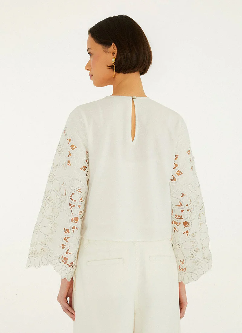 Flowers Richelieu Blouse - Image 3