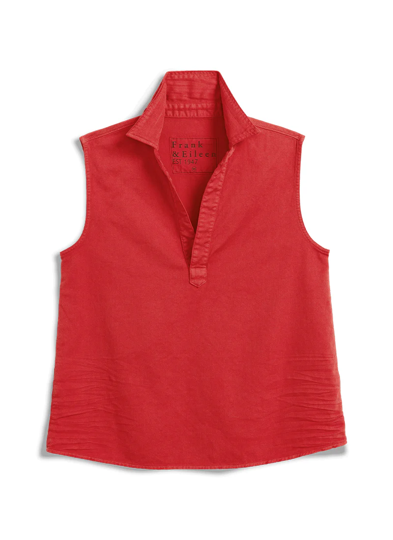 Olivia Denim Popover Tank Top - Image 6