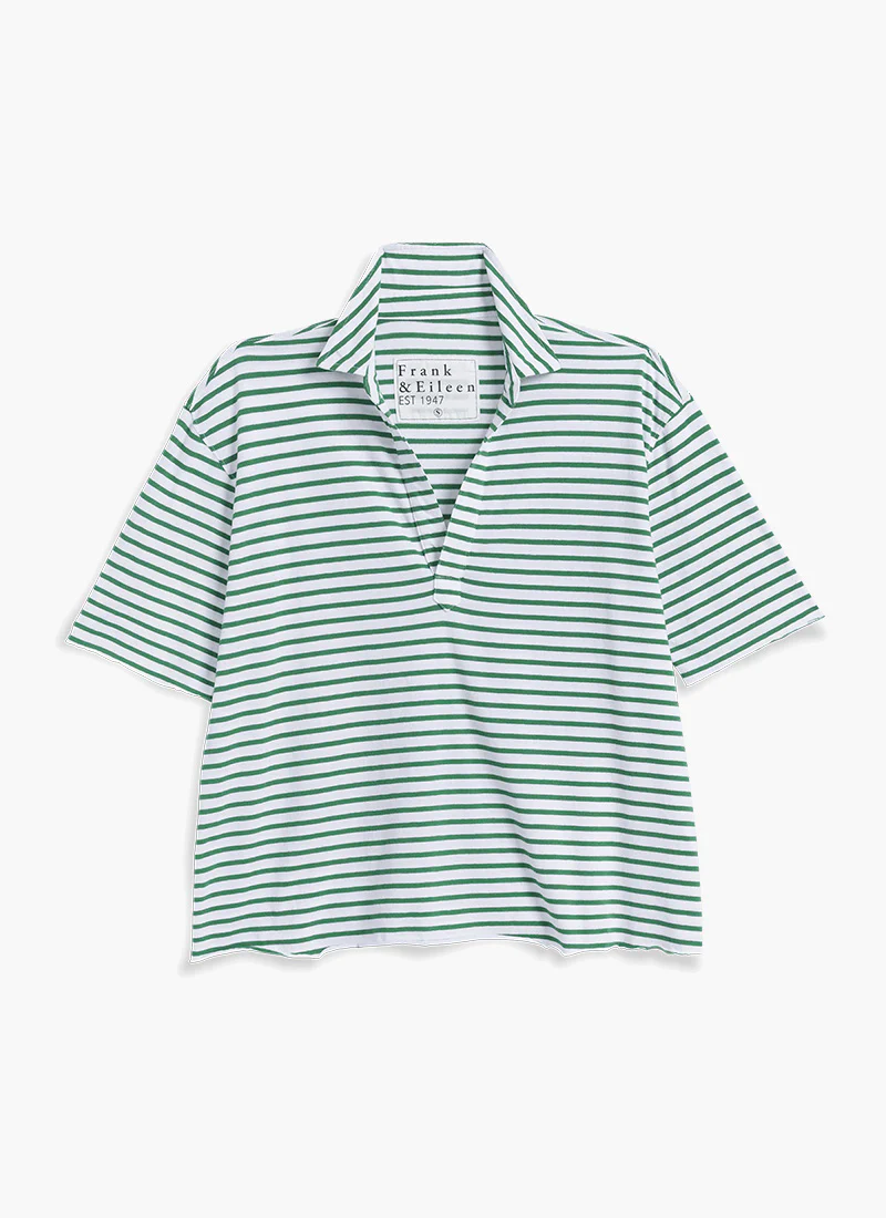 Patty Cotton Popover Short Sleeve Henley - Image 4