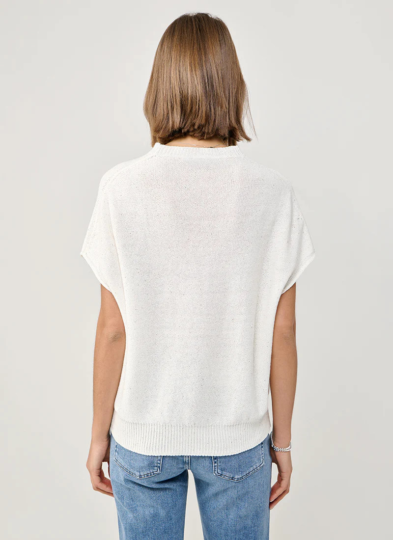 Sequin Crew Neck Cape - Image 3