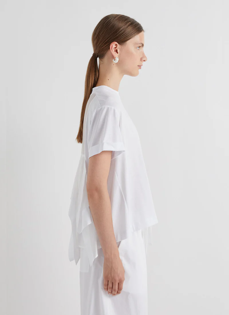 Short Sleeve Boxy Cropped T-Shirt - Image 3