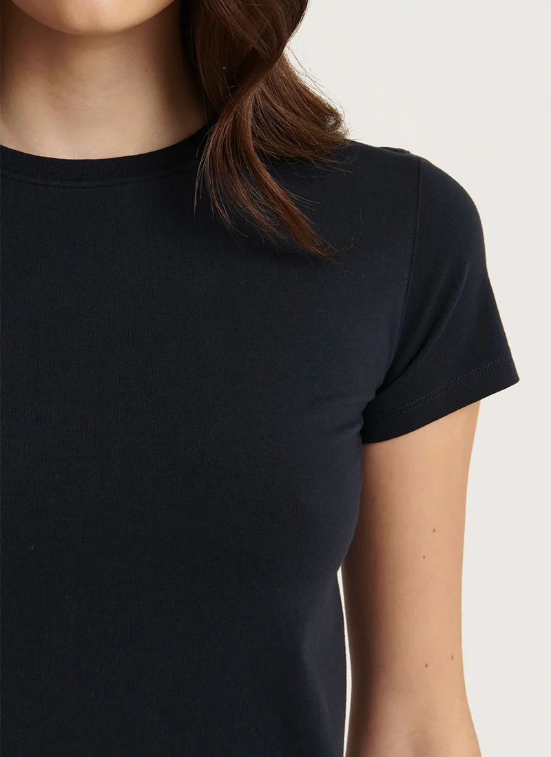 Iconic Pima Cotton Stretch T-Shirt - Image 3