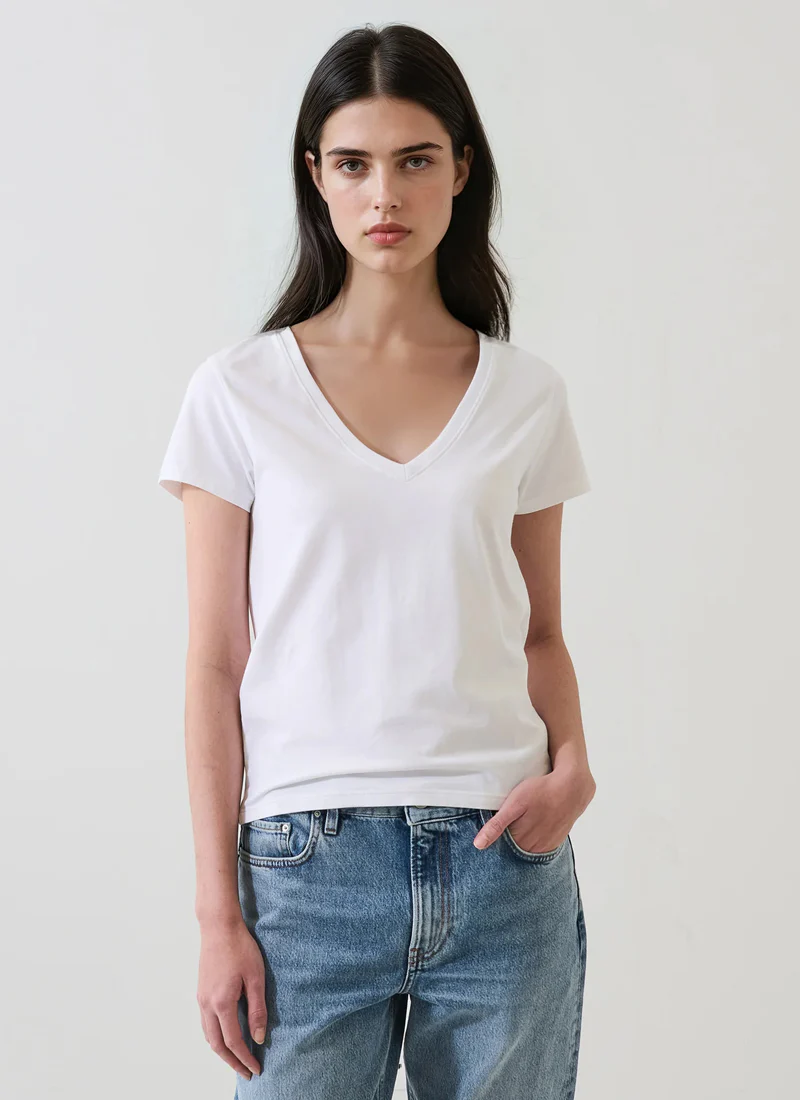 Short Sleeve Iconic Pima Stretch Tee