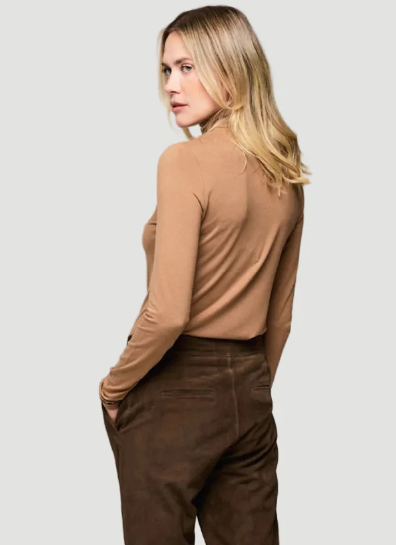Soft Touch Long Sleeve Turtleneck Tee - Image 2