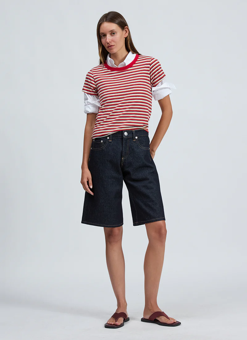 The Slub Striped Tee - Image 4