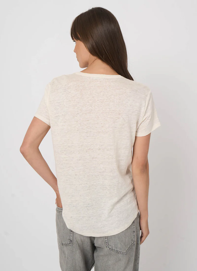 V Neck Short Sleeve Tee - Image 2