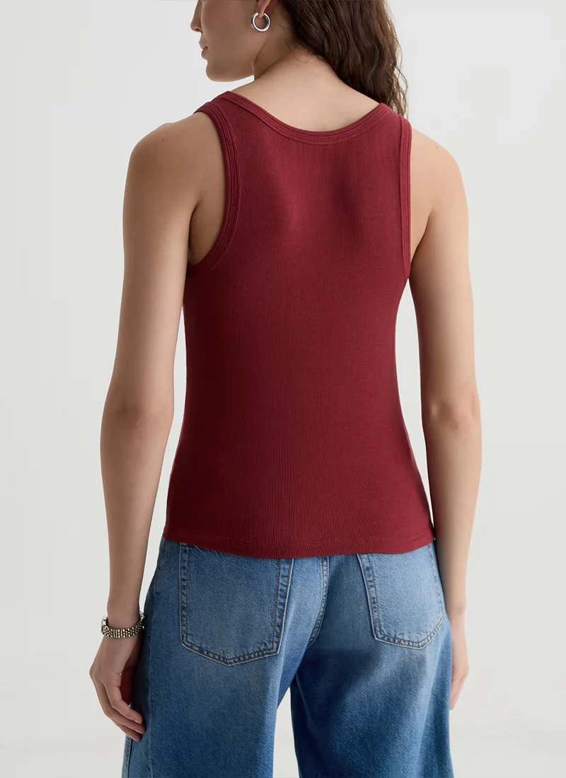 Ashley Ribbed Tank Top - Image 3