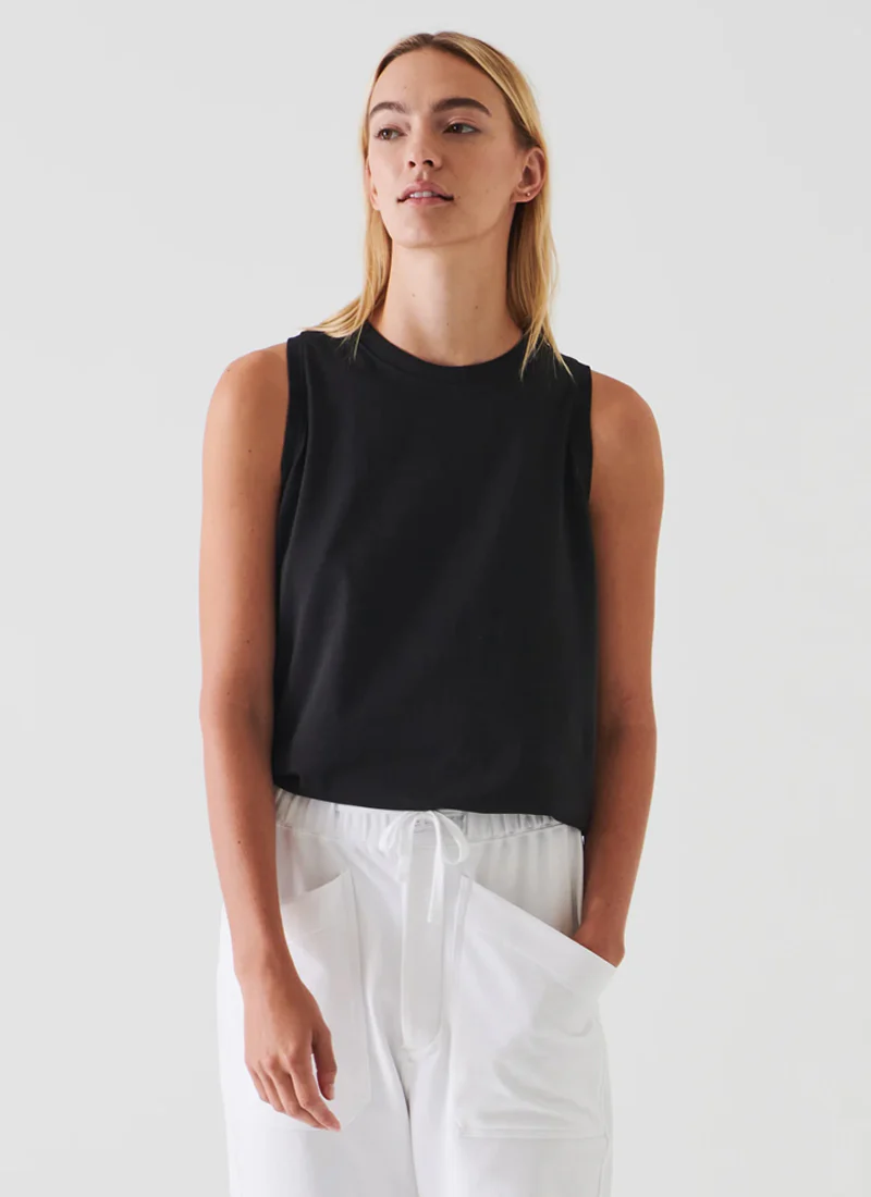 Iconic Stretch Boyfriend Tank
